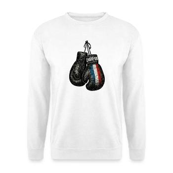 France Patriote - Boxing Gloves - Unisex Sweatshirt - white - Front