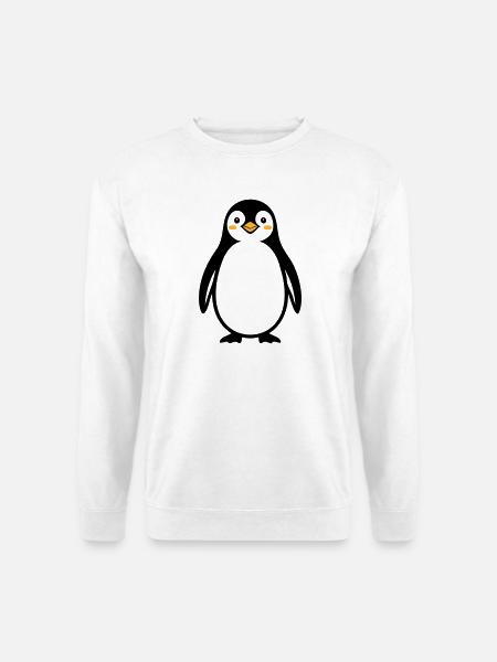 Pinguin - Unisex Pullover - Weiß