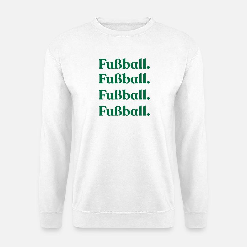 Fußball  - Unisex Pullover - Weiß