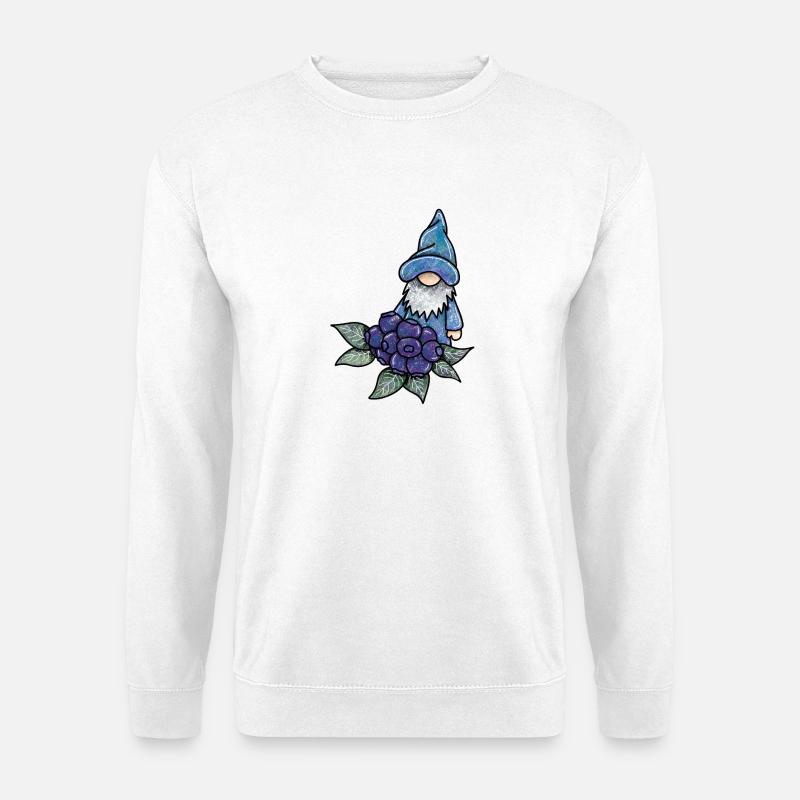 Heidelbeer-Wichtel - Unisex Pullover - Weiß