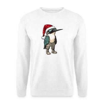Hummingbird Bird Christmas Winter - Unisex Sweatshirt - white - Front