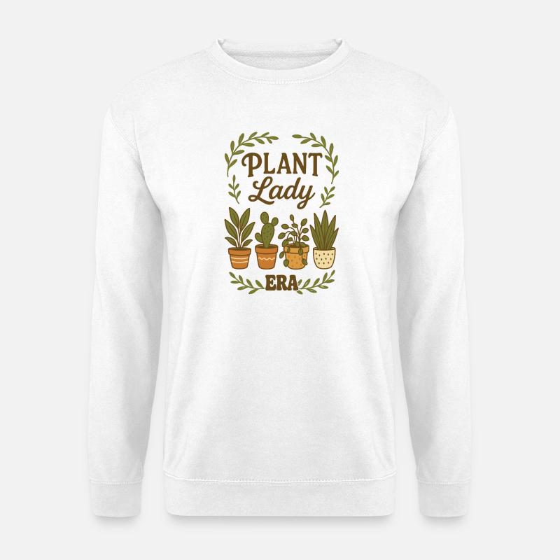 Lady Plant Green-Ära - Unisex Pullover - Weiß