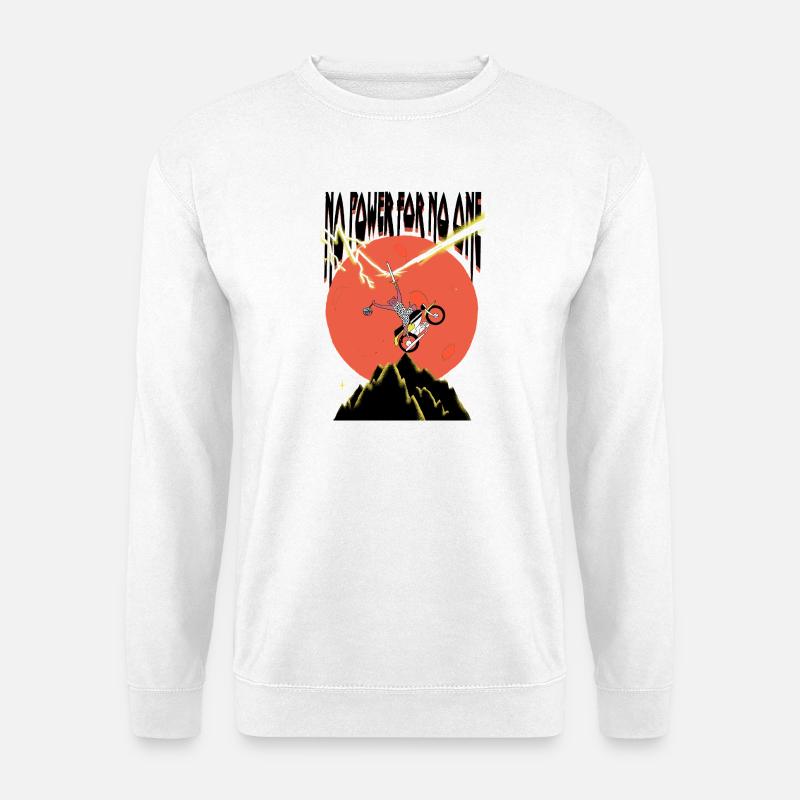 No_Power_for_no_one - Unisex Pullover - Weiß