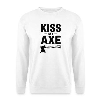 küssen - Unisex Pullover - Weiß - Vorne