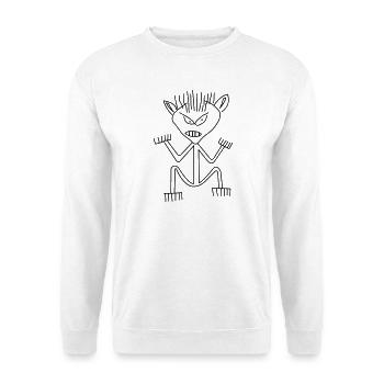 bad day - Unisex Sweatshirt - white - Front
