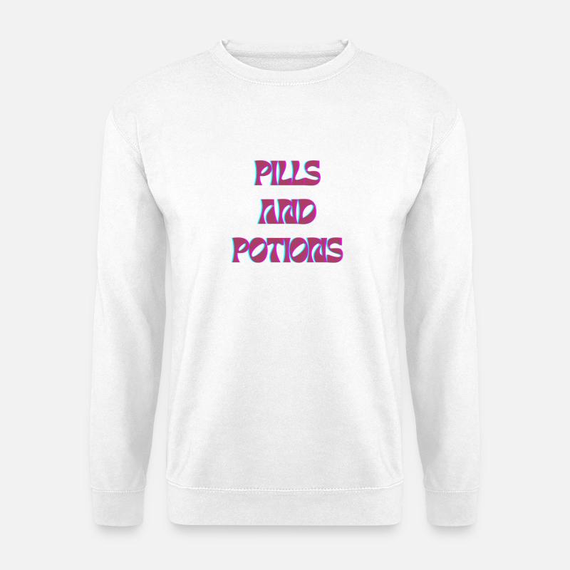 Pills and Potions Motiv  - Unisex Pullover - Weiß
