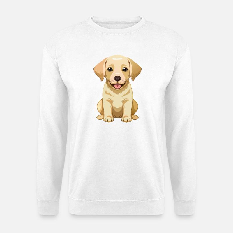 süßer Labrador Retriever - Unisex Pullover - Weiß
