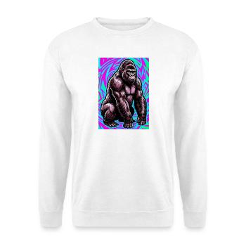 gorilla - Unisex Sweatshirt - white - Front