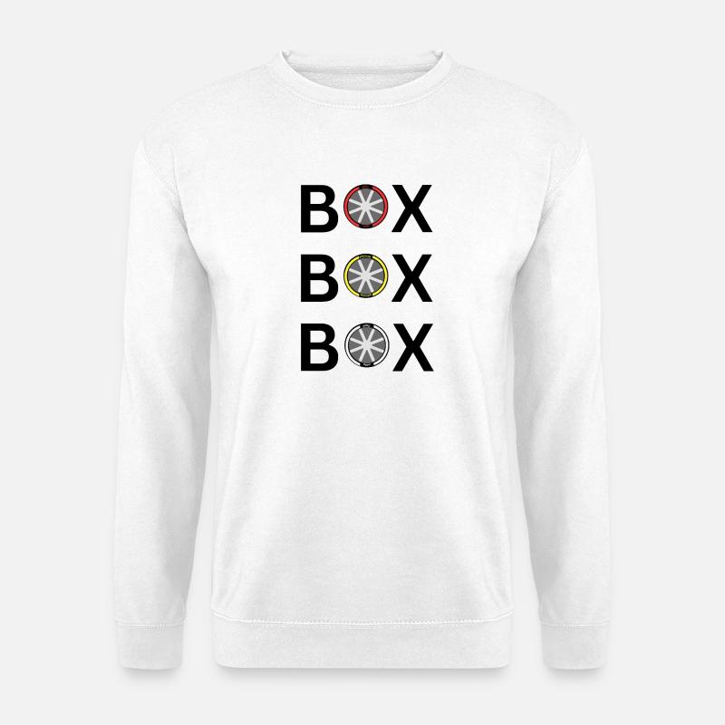 Stufenrad: Soft Medium Hard - Unisex Pullover - Weiß