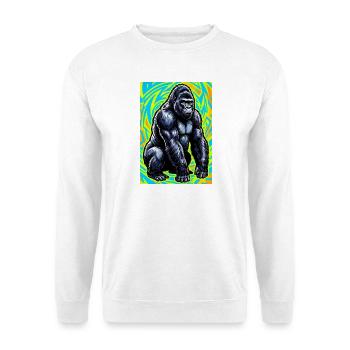 gorilla - Unisex Sweatshirt - white - Front