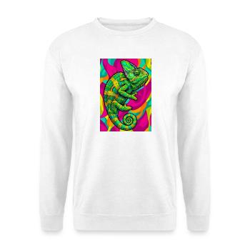 chameleon - Unisex Sweatshirt - white - Front
