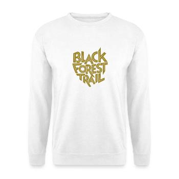 Black Forest Trail Schriftzug - Unisex Pullover - Weiß - Vorne