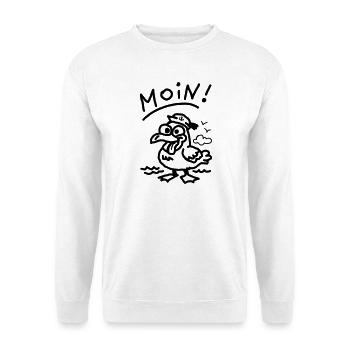 Moin stupide mouette mouette drôle mouette mer vacances plage - Sweat-shirt Unisexe - blanc - Devant