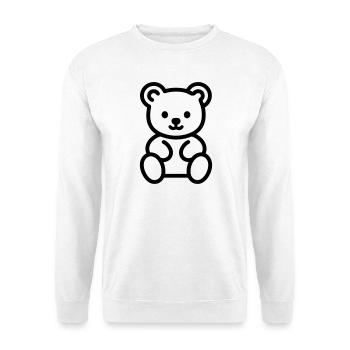 bear cub - Unisex Sweatshirt - white - Front