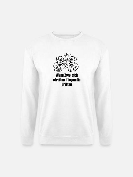 Dritte Zähne Zahn Dental Streit - Unisex Pullover - Weiß