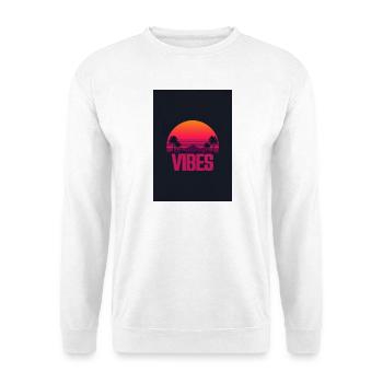 Retro Sunset Vibes 80s Style - Unisex Sweatshirt - white - Front