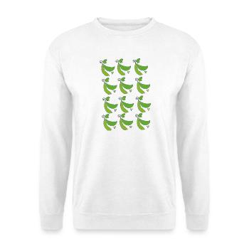 Erbsenschoten - Unisex Pullover - Weiß - Vorne