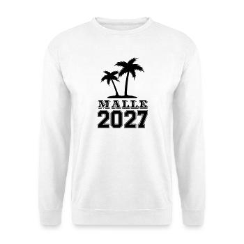 Malle 2027 - Unisex Sweatshirt - white - Front