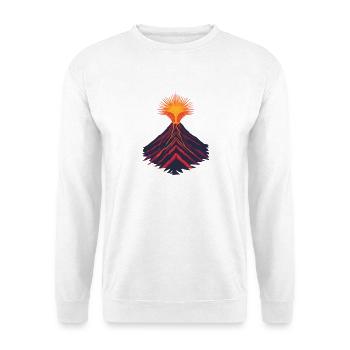 Feu et flammes - Sweat-shirt Unisexe - blanc - Devant