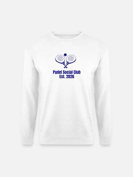 Padel Match Social Club 2026 - Unisex Pullover - Weiß