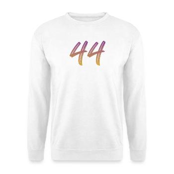 44 - Unisex Pullover - Weiß - Vorne - Alina (178cm) & Michal (187cm)
