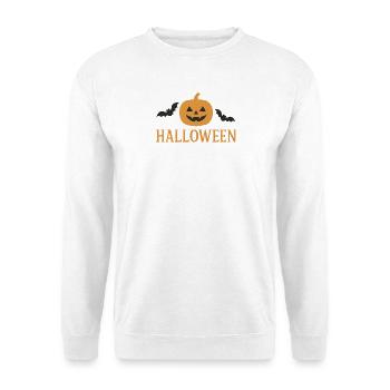 Spooky Jack-o'-lantern Halloween Design - Unisex Sweatshirt - white - Front