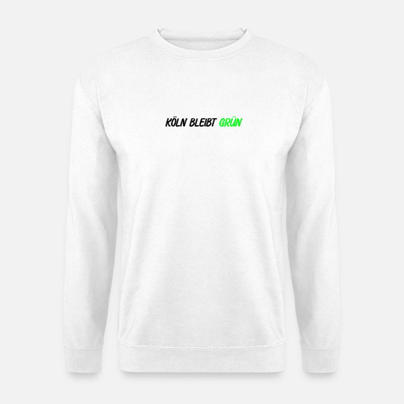 Koeln_bleibt_gruen_-_ - Unisex Pullover - Weiß