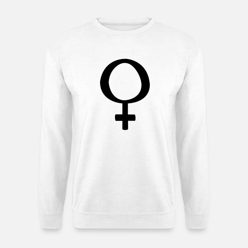 Frauen Symbol - Unisex Pullover - Weiß