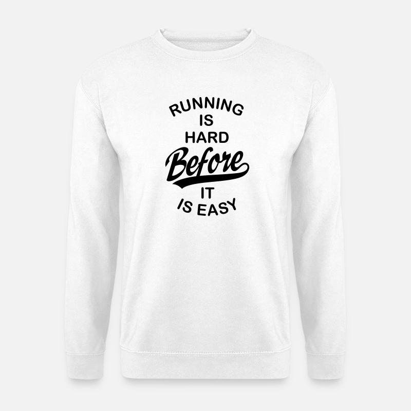 run - Unisex Sweatshirt - white
