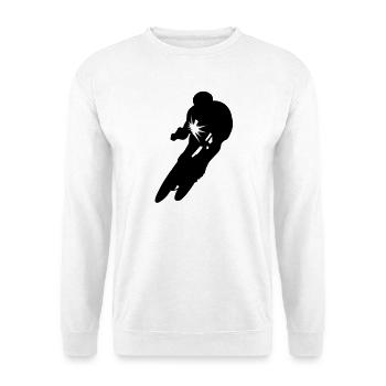 rennrad - Sweat-shirt Unisexe - blanc - Devant