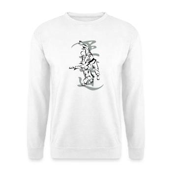 Projection martiale - Sweat-shirt Unisexe - blanc - Devant