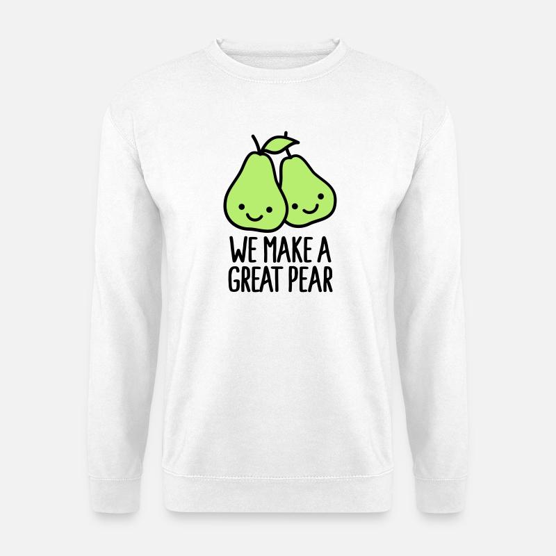 We make a great pear - Unisex Sweatshirt - white