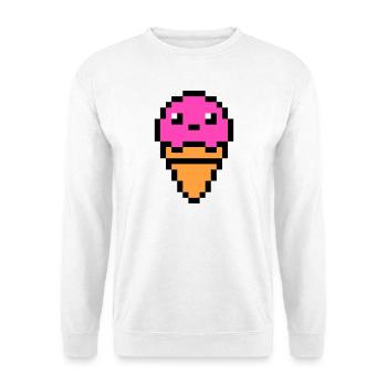 ice cream - Unisex Sweatshirt - white - Front