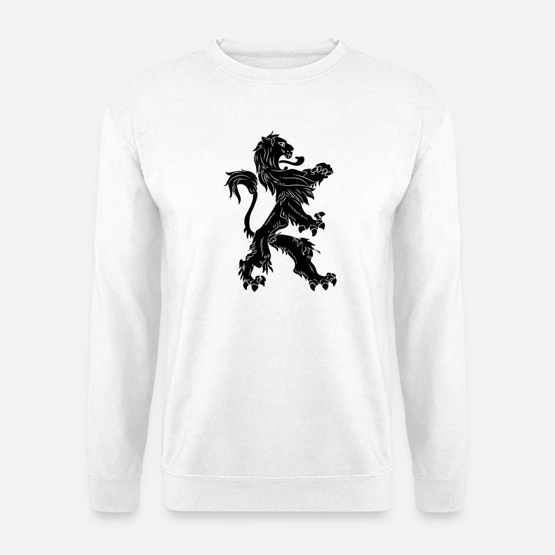 Löwe - Unisex Pullover - Weiß