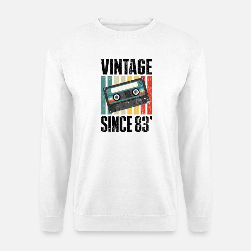 Jahrgang seit 83 - Unisex Pullover - Weiß