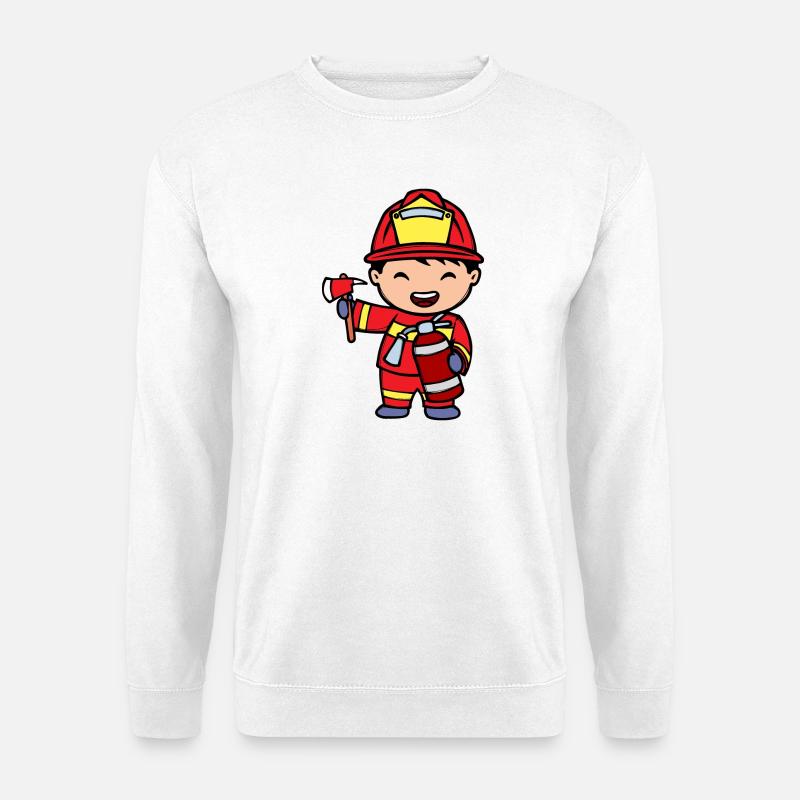 Fire extinguishers Firefighters Fire protection - Unisex Sweatshirt - white