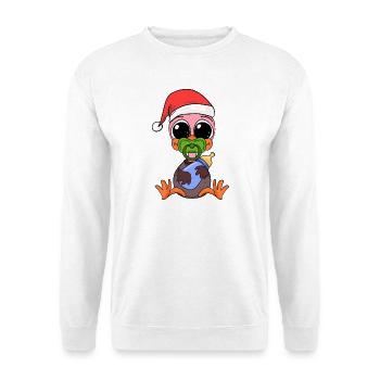Autruche bébé Noël - Sweat-shirt Unisexe - blanc - Devant