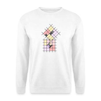 Geometric shape - Unisex Sweatshirt - white - Front