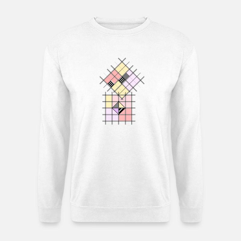 Geometric shape - Unisex Sweatshirt - white