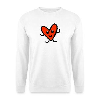 LIEBE. PAAR. GERADE VERHEIRATET. Junggesellinnenabschied. VALENTINSTAG. - Unisex Pullover - Weiß - Vorne
