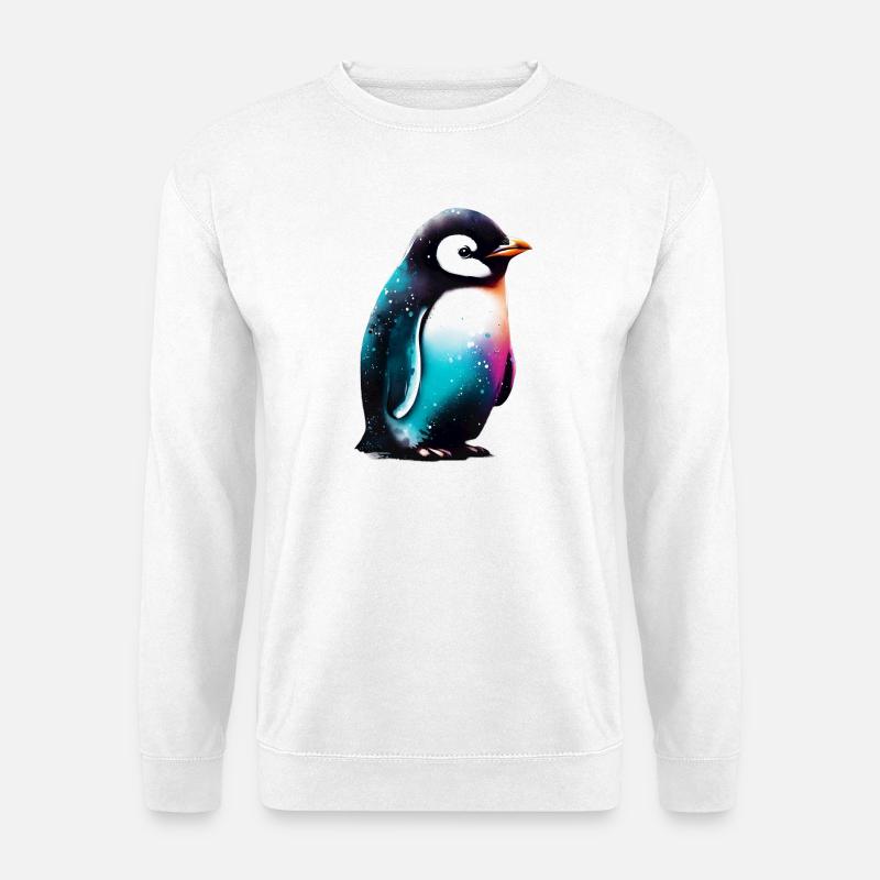 Penguin - Unisex Sweatshirt - white