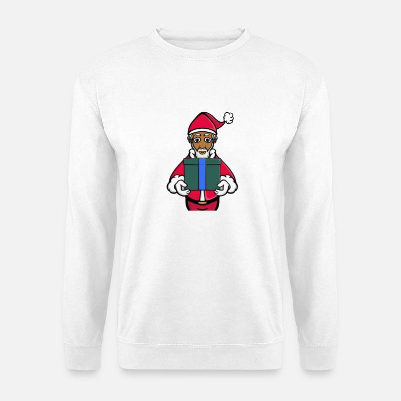 Ein Geschenk vom Weihnachtsmann - Unisex Pullover - Weiß