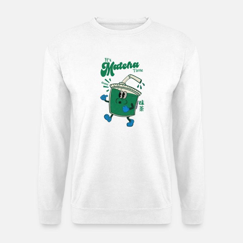 Its Matcha Time - Unisex Pullover - Weiß