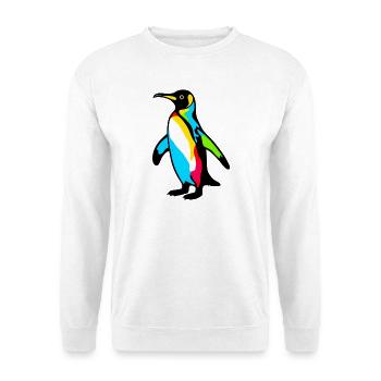 Pingouin - Sweat-shirt Unisexe - blanc - Devant