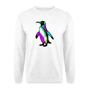 Pingouin - Sweat-shirt Unisexe - blanc - Devant
