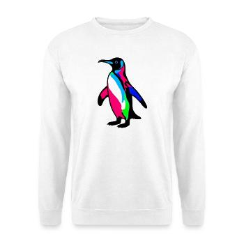Pingouin - Sweat-shirt Unisexe - blanc - Devant