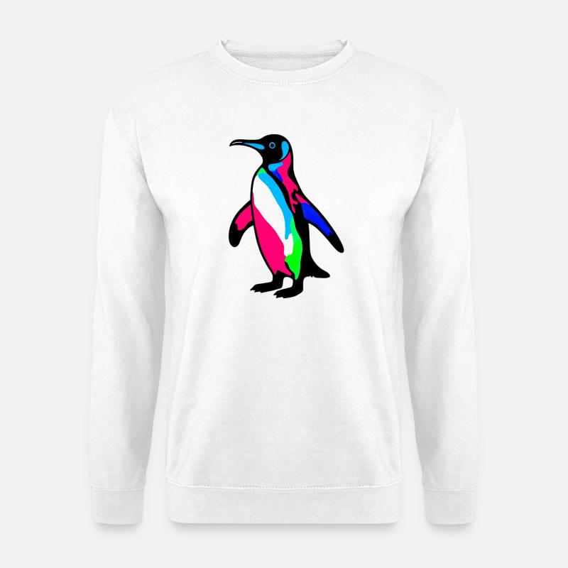 Pingouin - Sweat-shirt Unisexe - blanc