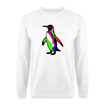 Pingouin - Sweat-shirt Unisexe - blanc - Devant