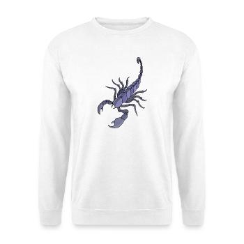 Skorpion - Unisex Pullover - Weiß - Vorne