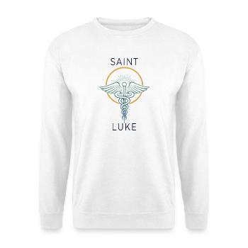 Saint Luke: Medizinische Hilfe - Unisex Pullover - Weiß - Vorne